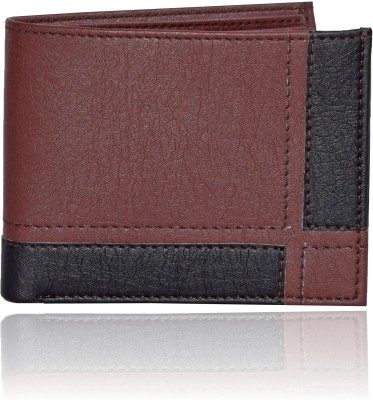 

ifrazon Men Casual Brown, Black Artificial Leather Wallet(8 Card Slots)