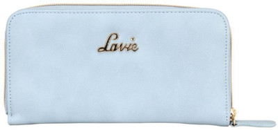 

Lavie Women Blue Genuine Leather Wallet(6 Card Slots)