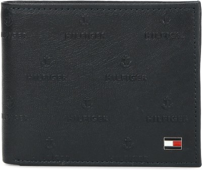 

Tommy Hilfiger Men Blue Genuine Leather Wallet(4 Card Slots), Navy