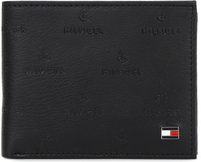 

Tommy Hilfiger Men Formal Black Genuine Leather Wallet(4 Card Slots)