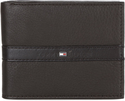 

Tommy Hilfiger Men Casual Brown Genuine Leather Wallet(4 Card Slots)