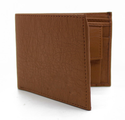 

NIetz Men Tan Genuine Leather Wallet(4 Card Slots), Brown