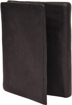 Shockyfi Men Black Genuine Leather Wallet(11 Card Slots)