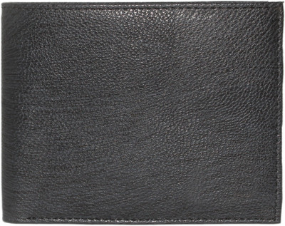 

Wildmount Men Black Genuine Leather Wallet(3 Card Slots)