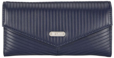 

Lavie Women Casual Blue Genuine Leather Wallet(5 Card Slots)