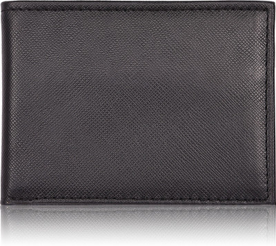 

Death By Color Men Black Genuine Leather Wallet(7 Card Slots)