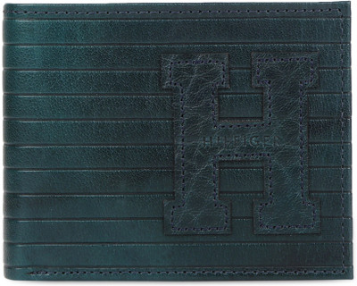

Tommy Hilfiger Men Casual Blue Genuine Leather Wallet(4 Card Slots), Navy
