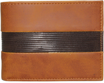 

Wildmount Men Tan Genuine Leather Wallet(3 Card Slots)