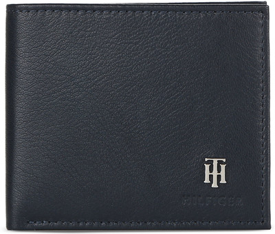 

Tommy Hilfiger Men Casual Blue Genuine Leather Wallet(4 Card Slots), Navy