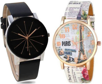 

Septem stylish and professional chronograph pattern girls Watches(Prisom-Peris-White Watch - For girls Watch - For Girls