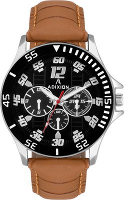 

ADIXION 9532SLB1 New Leather Strep Stainless Steel Youth Watch Watch - For Men