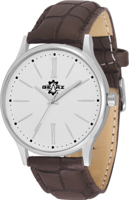 

GEARZ Basic white Basic collection and style Watch - For Men