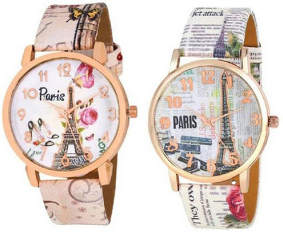 

Septem stylish and professional chronograph pattern Women Watches(Paper-Pink)Peris-White Watch - For Women Watch - For Girls