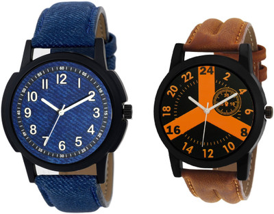 

KNACK KG91SP latest combo of blue and brown professional watch for Boys and Girls Watch - For Boys