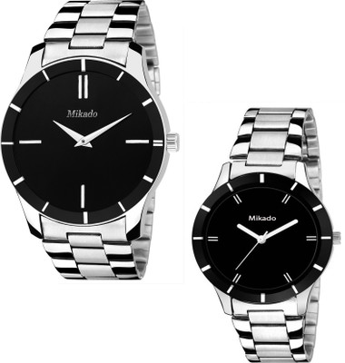 

Mikado Original High quality Metal chain Couple watches gifts for Women and Girls Watch - For Men