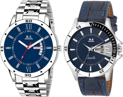 

R S Original RSO-3069 DAY AND DATE BLUE WATCH FOR MEN Watch - For Men