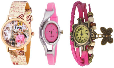 

iDIVAS ALK 52387 Knitted Fibber New Design With Unique Finishing DIAMOND FOREVER With 1 year Warranty Watch - For Women