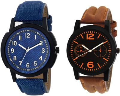

KNACK KG41SP latest combo of blue and brown professional watch for Boys and Girls Watch - For Boys