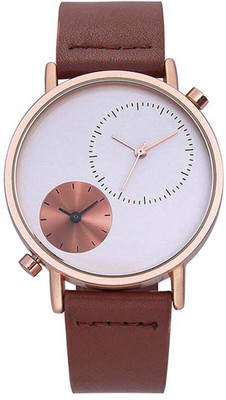 

E-DEAL EDMW0035 Genuine Leather Dual Time Casual Men's Watch Watch - For Men