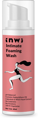 

InWi Intimate Foaming Wash with Seabuckthorn Oil, Calendula & Witch Hazel Extract - 60 ML Intimate Wash(60 ml)
