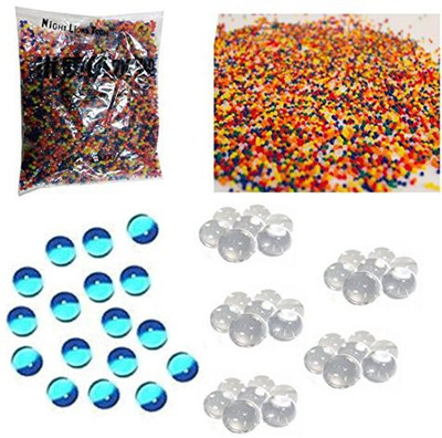 

Generic NiGHT LiONS TECH 10000Pcs Water Beads Pearls Jelly Gels Mud Crystal Soft Bullets