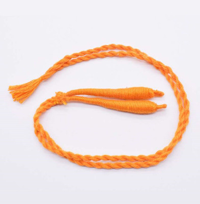 

Sparkle Necklace Back Adjustable Orange Cotton Dori 15Inch-001