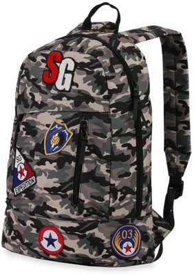 

Swiss Gear 17.5" TABLET BACKPACK/GREEN CAMO W/PATCHES 20 L Laptop Backpack(Green)
