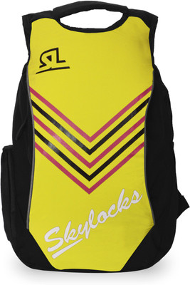 

SL Skylocks Stylelite & Unique 20 L Backpack(Yellow, Black)