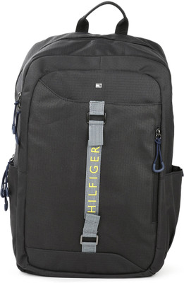 

Tommy Hilfiger FLINT 21.4 L Backpack(Grey), Black