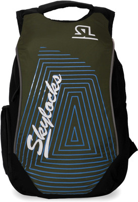 

Skylock Glamour & Posh 20 L Backpack(Green, Black)