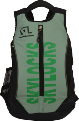 

Skylock Glamour & Posh 20 L Backpack(Grey, Black)