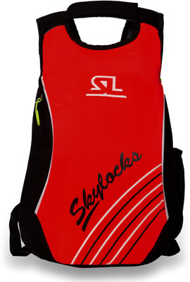 

Skylocks Trendy 1012 12 L Backpack(Red, Black)