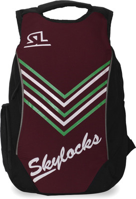 

Skylock Glamour & Posh 20 L Backpack(Maroon, Black)