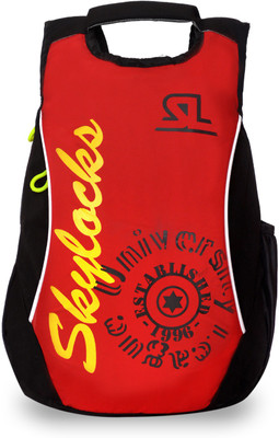 

SL Skylocks Stylelite & Unique 20 L Backpack(Red, Black)
