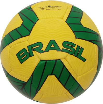 

Nivia Kross World (Brazil) Football - Size: (Pack of 1, Yellow, Green