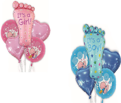 

Arvel Printed Its Boy / Girl Baby Shower Balloons Balloon Bouquet(Multicolor, Pack of 1)