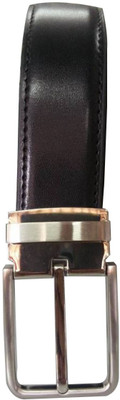 

Revo Men Formal Black Genuine Leather Reversible Belt
