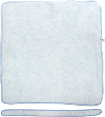 

MeeMee Plain  Hooded Baby Blanket(Cotton, Blue