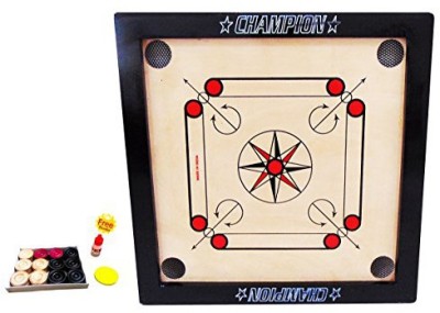Champion Small 20 Inch Carrom Board For Kids With Wooden Coins