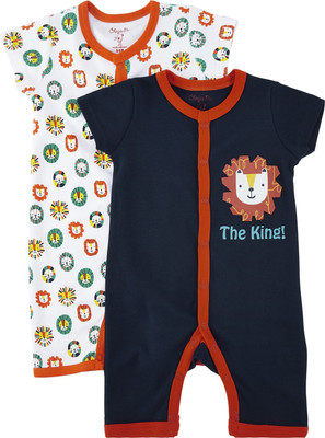 

Chirpie Pie by Pantaloons Baby Boy's White Bodysuit