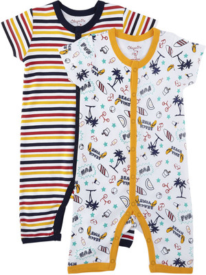

Chirpie Pie by Pantaloons Baby Boy's Multicolor Bodysuit, Multicolored