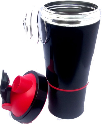 

TECHNOCHITRA STAINLESS STEEL MULTI PURPOSE SMART LOOKING GYM SHAKER 750 ml Shaker(Pack of 1, Multicolor)