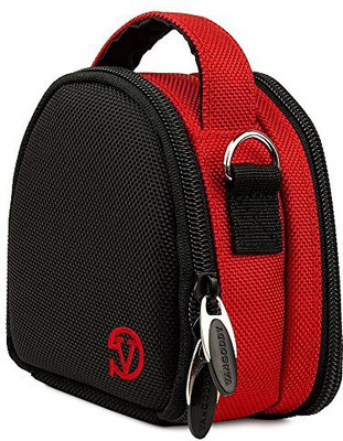 

Vangoddy Red Top - Handle Compact Accessory Case - PT_CAMLEA046_GOPRO Camera Bag(Red)
