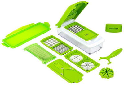 

Jazam Vegetable Chop Slicer Chopper(1 Chooper), Green