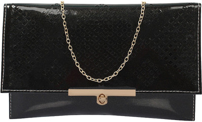 

SAHAL FASHION Casual Black Clutch