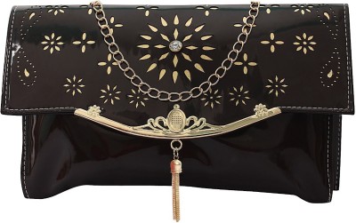 

SAHAL FASHION Casual Black Clutch