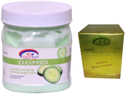

Pink Root Gold Bleach 50g, Cucumber Cream 500ml(Set of 2)