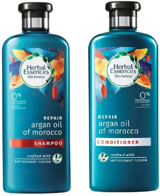 

Herbal Essences Bio:Renew Repair Argan Oil of Morocoo Shampoo & Conditioner (400ml+400ml)(Set of 2)