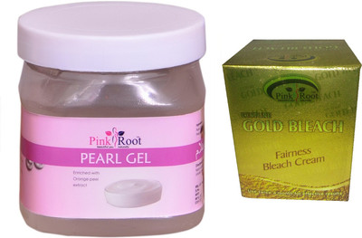 

Pink Root Gold Bleach 50g, Pearl Gel 500ml(Set of 2)