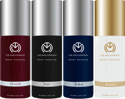 

The Man Company Combo For Multifaceted Man Deodorant Spray - For Men(480 ml, Pack of 4)